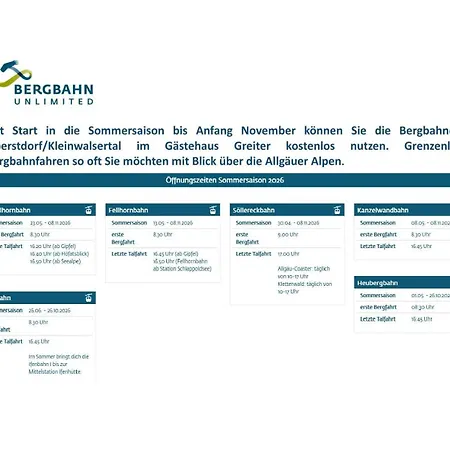 Gaestehaus Greiter - Sommer Bergbahnen Inklusive Appartement *